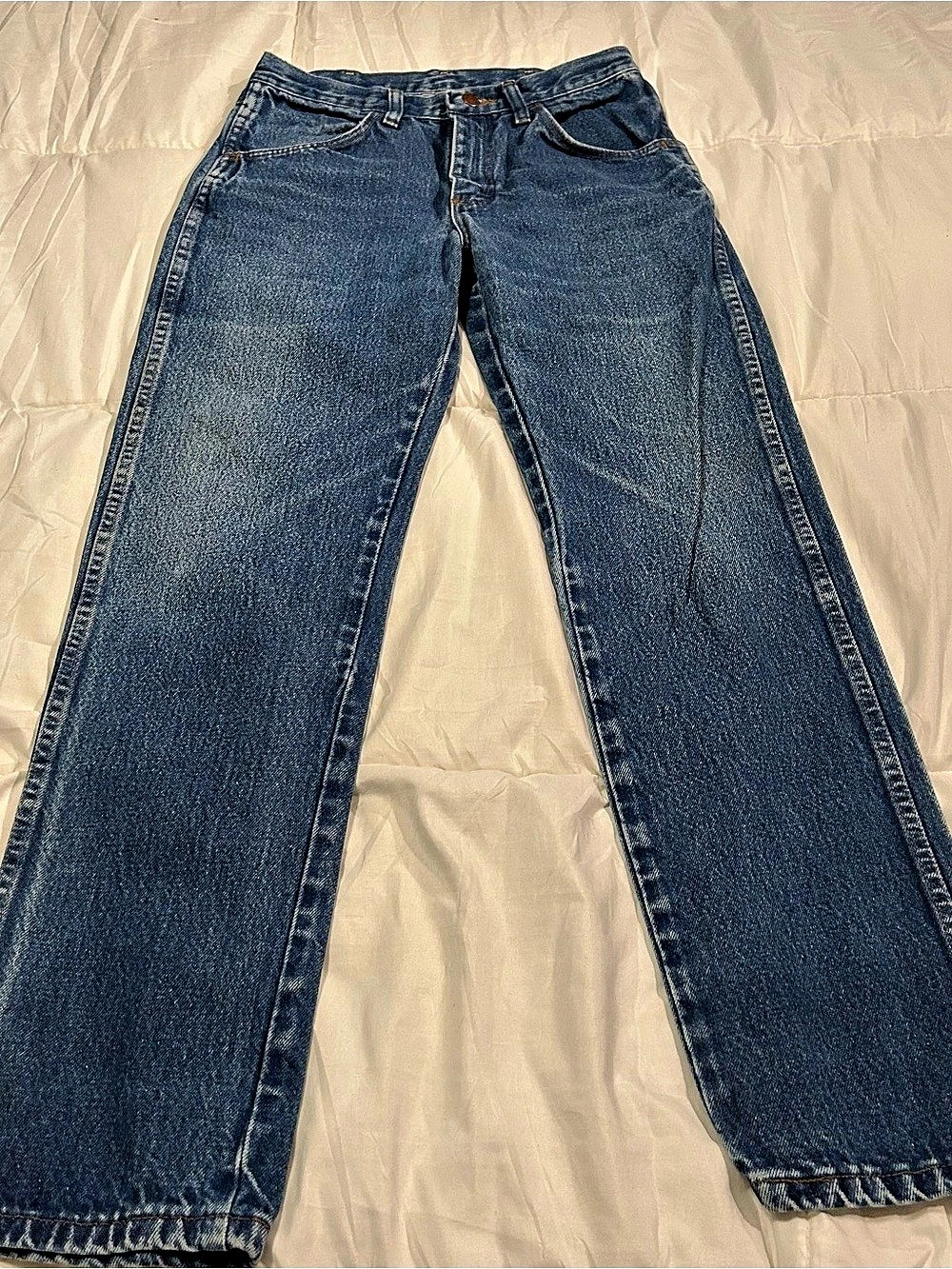 Rustler Regular Fit Straight Leg Denim Jeans Straight Leg Jeans Blue Waist 30